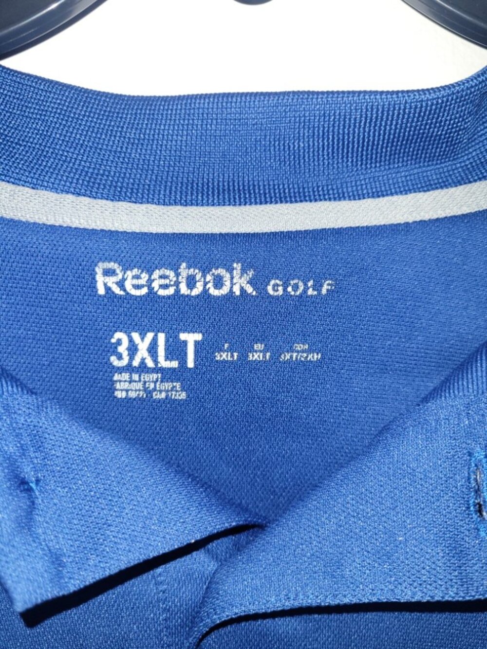 Reebok Golf 3XLT polo shirt Blue - Picture 5 of 6
